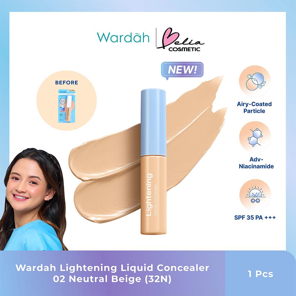Wardah Lightening Liquid Concealer – Smooth Cover | BPOM & Halal Certified