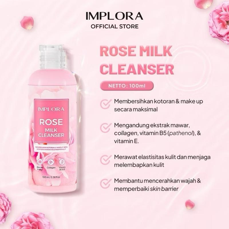 Implora Rosé Radiance – Micellar Rose Cleanser Series