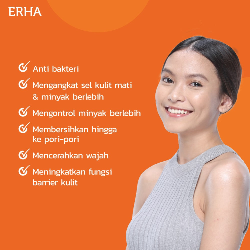 Exfoliating Cleansing Scrub with BHA, Pro Vit. B5 & Niacinamide 60g - Sabun Wajah Berminyak