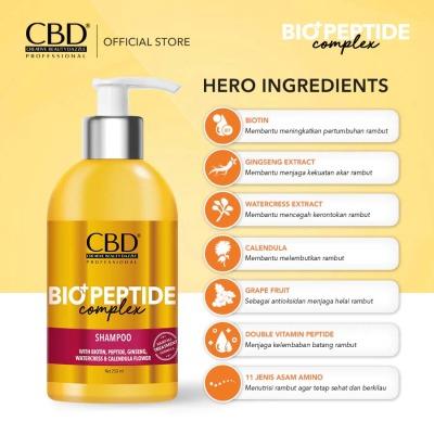 CBD Bio+ Peptide Complex Anti-Hair Fall Shampoo – 250 ml