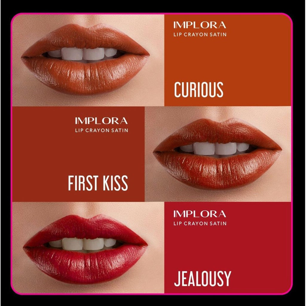 Implora Lip Crayon Satin + New Softbrow (Pensil Alis)