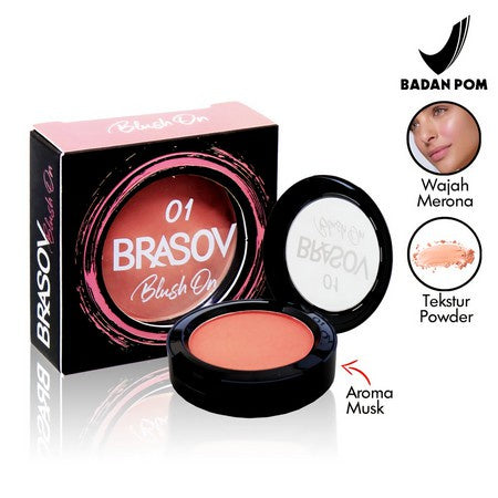 [BPOM] Brasov Blush On Matte | Perona Pipi | Pemerah Pipi Mate