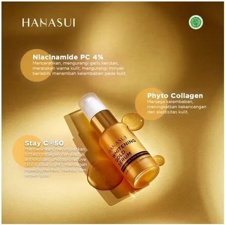Hanasui LumiGlow Gold Whitening Serum – 20ml