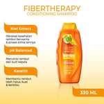 PAKET ISI 3 - Makarizo Hair Energy Fibertherapy Conditioning Shampoo Kiwi 330 mL
