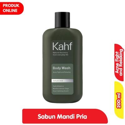 Kahf Men’s Body Wash Acne & Relaxing 200ml | Anti-Acne Cleanser with Refreshing Menthol & Soothing Natural Extracts