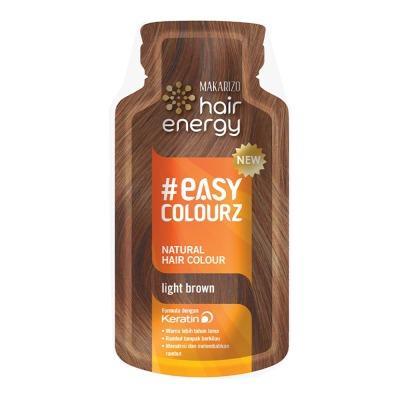 MAKARIZO Hair Energy Easy Colourz – Light Brown (26 ml) Ammonia-Free Hair Color | Quick & Easy Application | Vibrant Long-Lasting Color