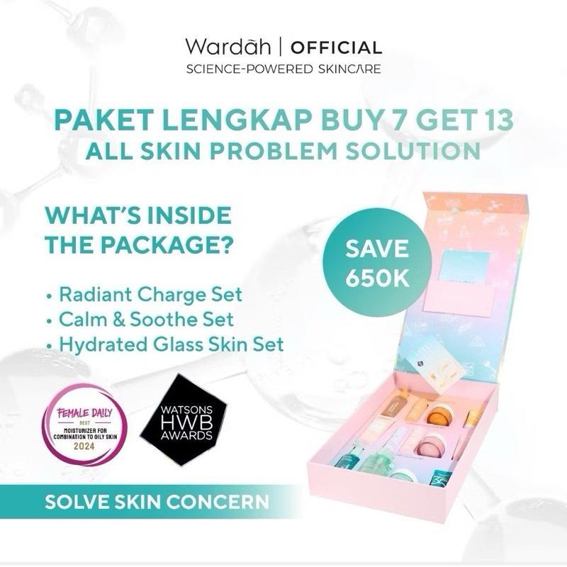 Award-Winning WARDAH 20-in-1 Skincare Set – Buy 7 Get 13 FREE for Complete Glow!