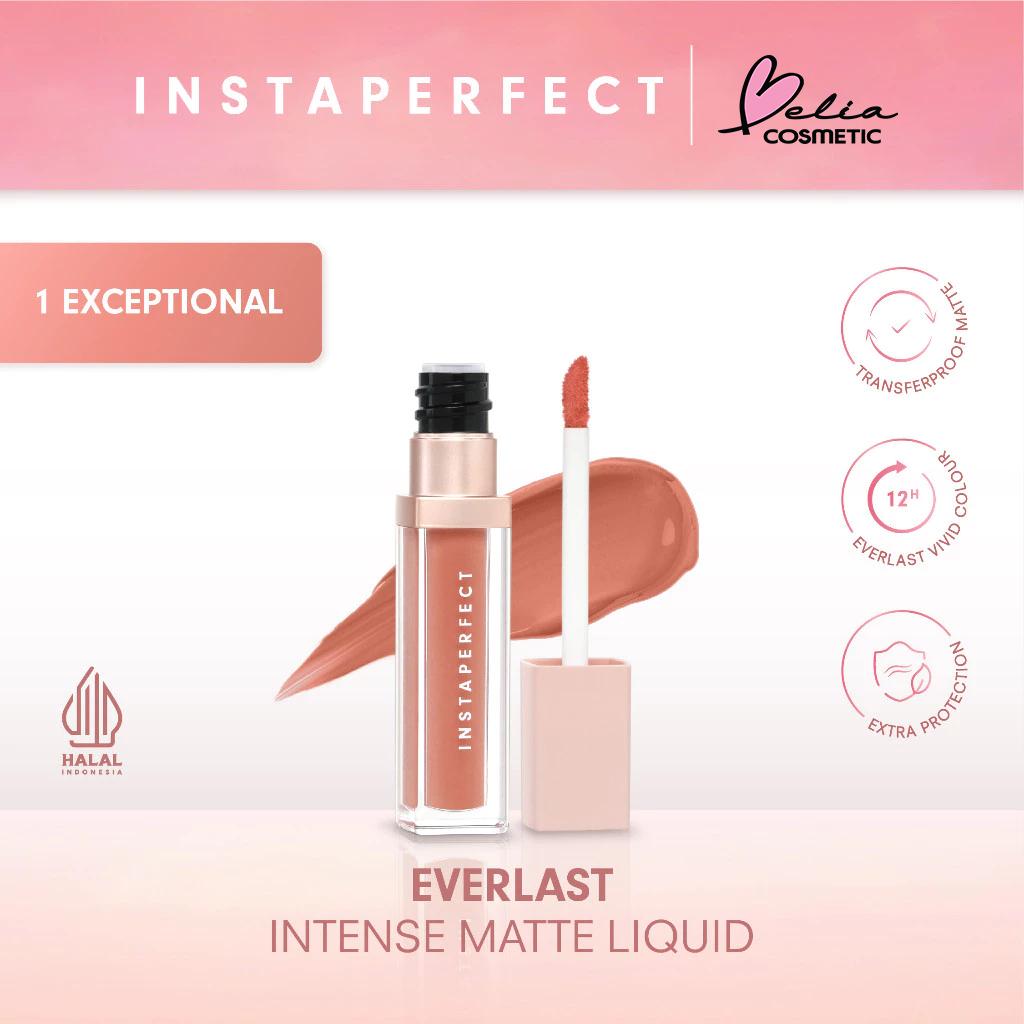 WARDAH Instaperfect Everlast Matte Lip Cream 4.2g – Bold Color | Long-Lasting | BPOM