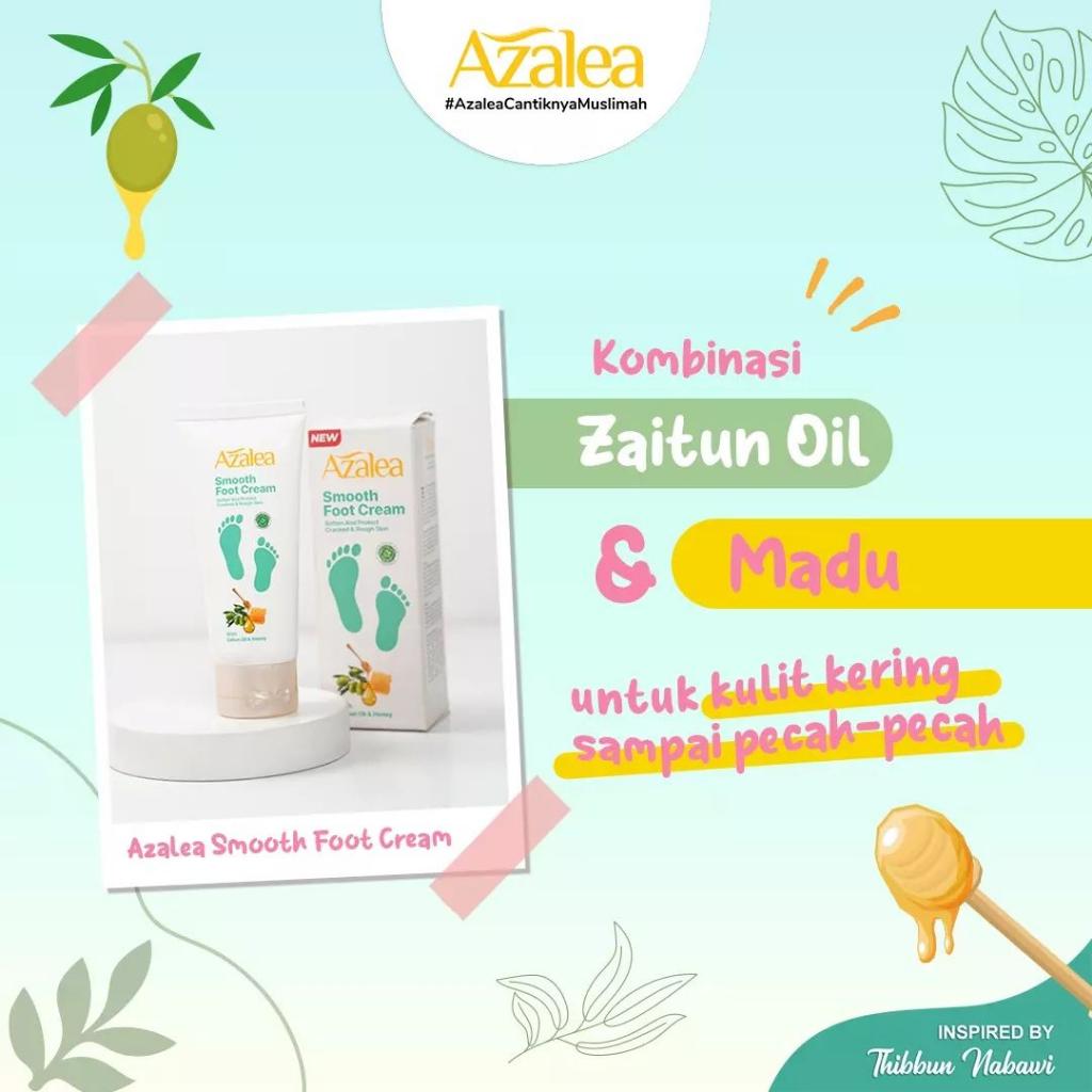 AZALEA Smooth Foot Cream 35g – Olive Oil & Honey Foot Softening Moisturizer