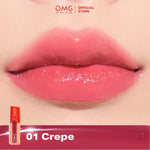 OMG Glassy Lip Tint 2g Moisturizing OH MY GLAM Lip Tint Warna Intense Tahan 12 Jam Skincare Infused