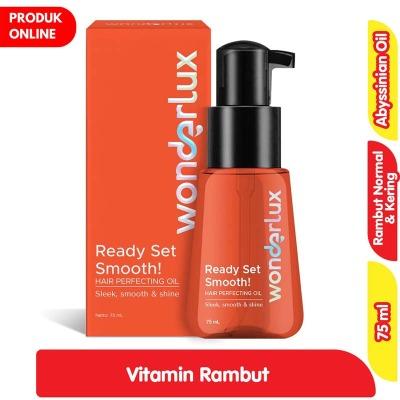 Wonderlux Ready Set Smooth Hair Vitamin Oil – 75ml Frizz Control & Instant Shine Serum