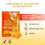 Makarizo Hair Energy Fibertherapy Hair & Scalp Creambath Royal Jelly 60 mL