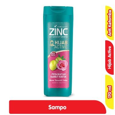 Zinc Hijab Anti-Dandruff Shampoo with Rose & Olive Oil 170ml | Hair Fall Treatment for Covered Hair