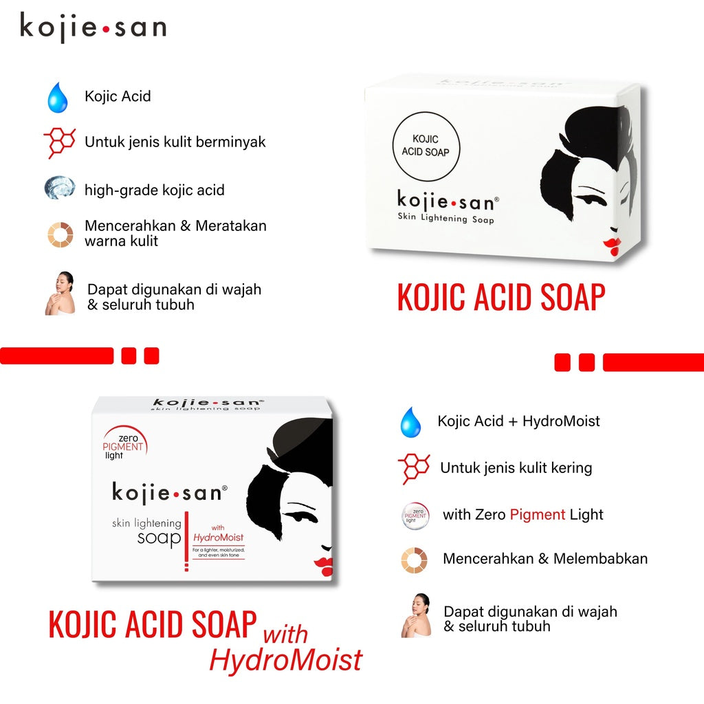 Paket Duo Kojie San Kojic Acid Soap 45gr