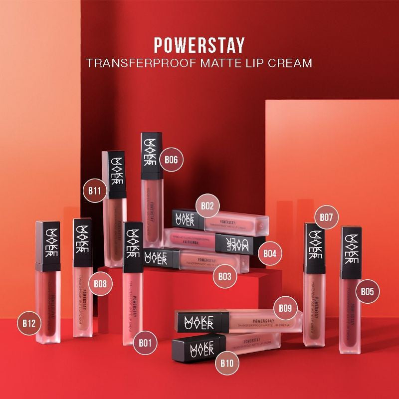 Make Over Powerstay Matte Lip Cream  | Tahan Lama & Transferproof | Lipstik Matte Terbaik 2025