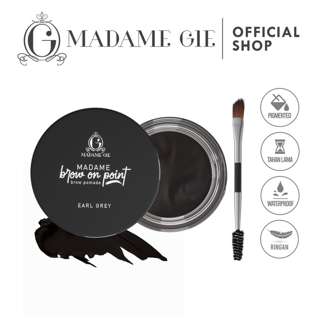 Madame Gie Madame Brow On Point – Make Up Eyebrow Pomade Cream Pensil Alis Water proof