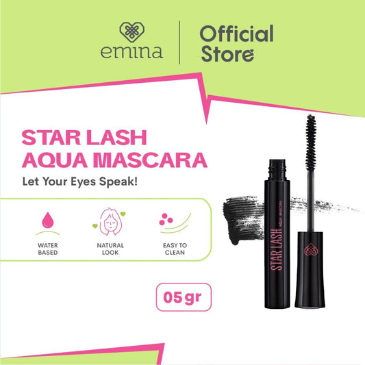 Emina Star Lash Aqua Mascara – Long-Lasting Curl & Volume Without Clumps 5g