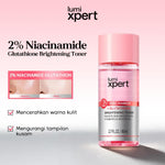 Lumixpert 2% Niacinamide Brightening Toner Mencerahkan warna kulit, mengurangi tampilan kusam Menghidrasi kulit secara mendalam