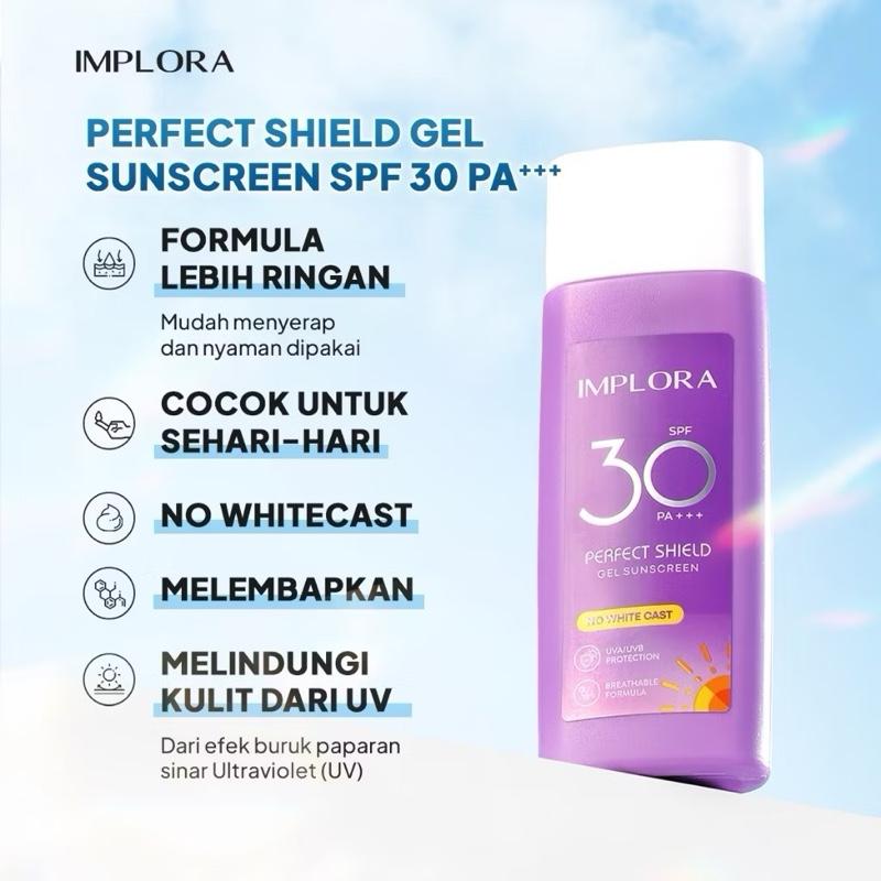 Implora GlowGuard Sunscreen - Hyaluronic Hydration Shield SPF+”