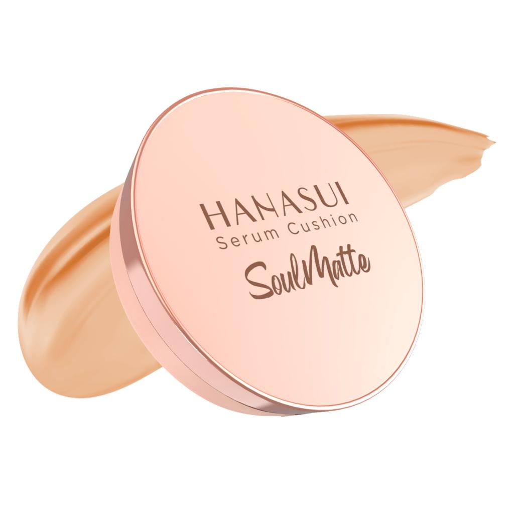 Hanasui SoulMatte Serum Cushion 15g - Perfect Coverage & Radiant Finish Makeup Product