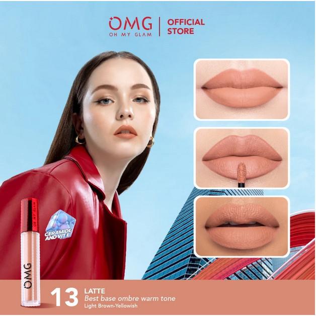 OMG Oh My Glam Matte Tahan Lama Kiss Lip Cream 3.5g Lip Cream Matte