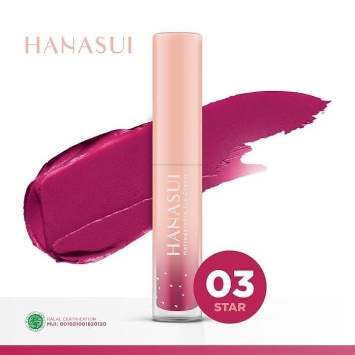 HANASUI Mattedorable Lip Cream – Lip & Cheek Tint, Boba / Matcha Latte Shades