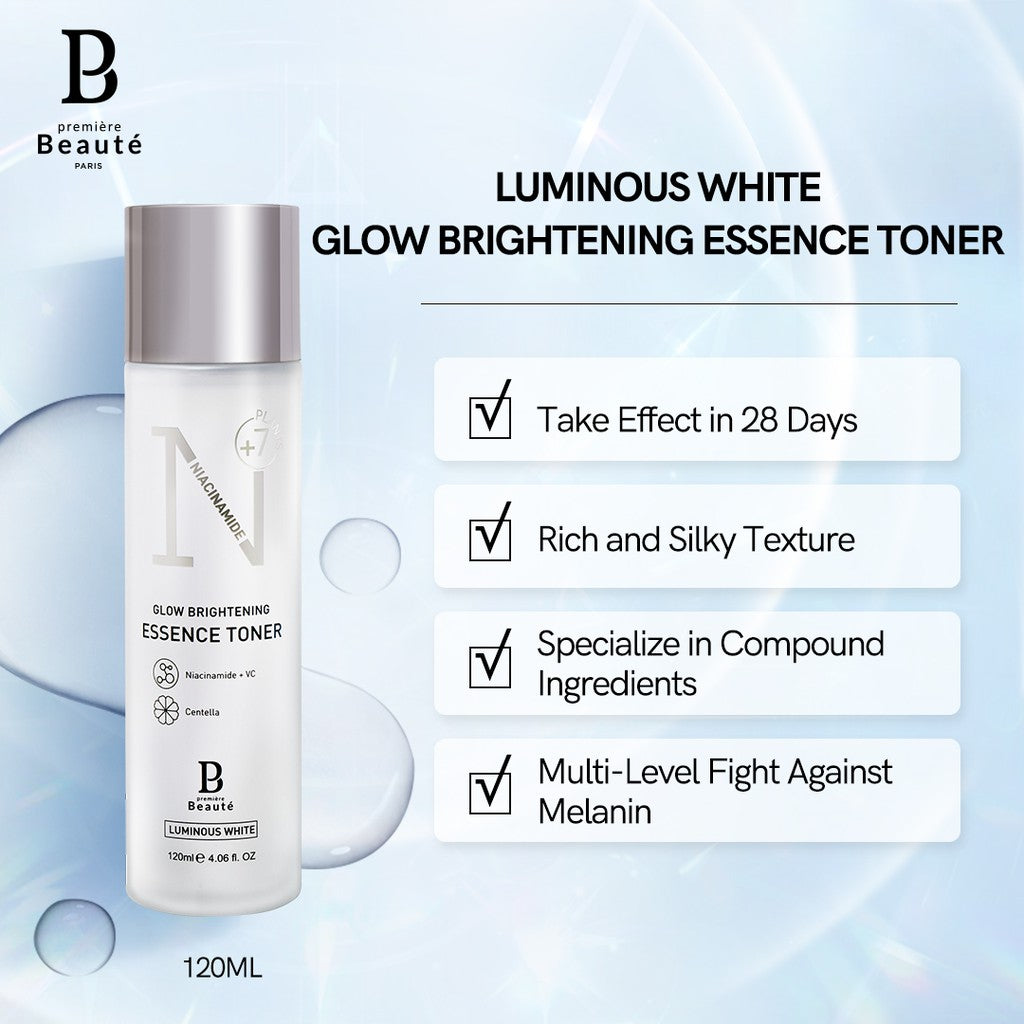 PREMIERE BEAUTE [DAPAT 2] Essence Toner Niacinamide Centella White Glow Brightening 120ml toner