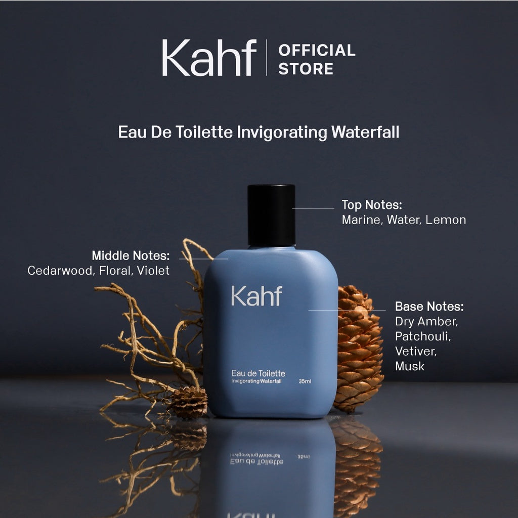 Kahf Humbling Forest & Invigorating Waterfall Eau De Toilette Pack 35 ml x 2 pcs