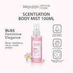 Wardah Scentsation Body Mist 100 ml - Parfum Wanita Wangi Tahan Lama Hingga 5 Jam - Mudah Dibawa - Cocok Digunakan Untuk Aktivitas Sehari-hari