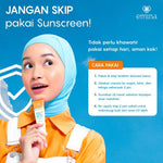 Emina Sun Battle SPF 35 PA+++ 20ml FUN SIZE NEW!! Bright Glow Sunscreen Wajah
