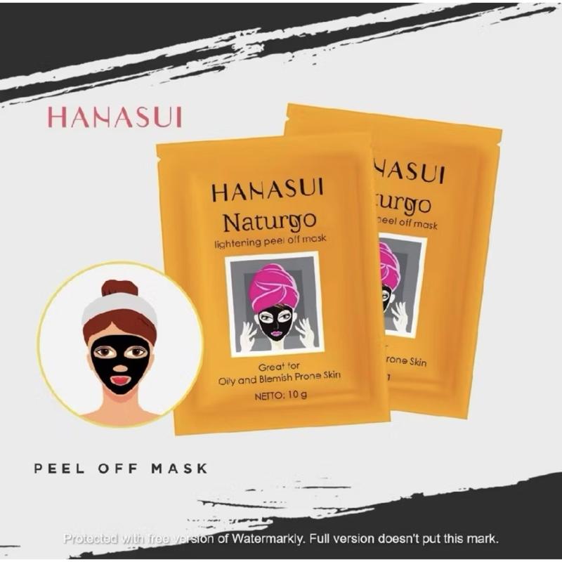 Hanasui Naturgo (1 Sachet) - GlowGold Peel-Off Purity Mask