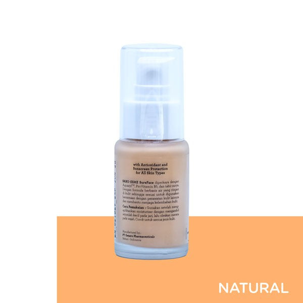 ERHA ESME Sureface Liquid Foundation SPF20/PA++ Natural 30 gr - Alas Bedak Warna Natural