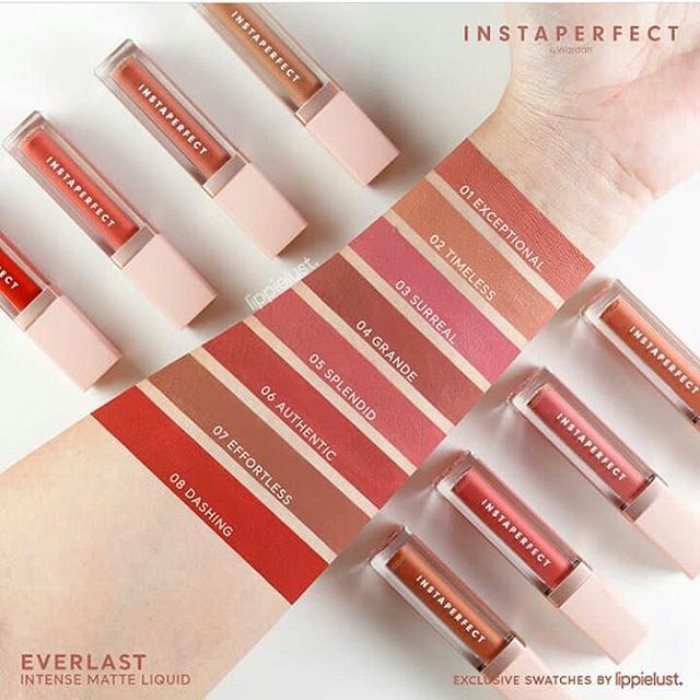 WARDAH Instaperfect Everlast Matte Lip Cream 4.2g – Bold Color | Long-Lasting | BPOM