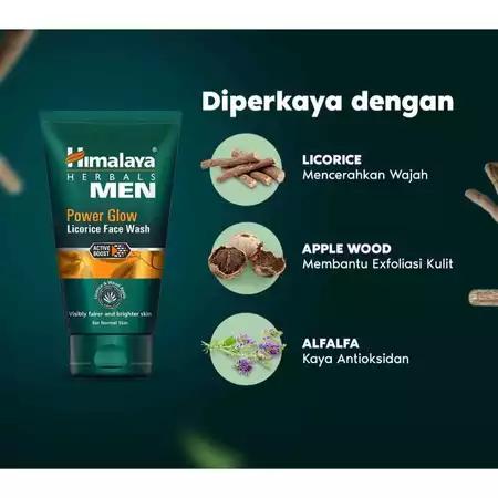 Himalaya Men Power Glow Licorice Face Wash: Your Secret to a Brighter Look 50ml