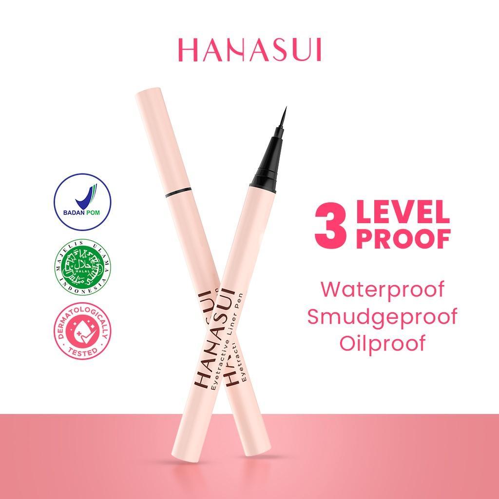 HANASUI Eye Makeup Series - Mascara, 2-in-1 Eyebrow Pencil, Eyeliner & Eyemazing Tools with Eyebrowful Pencil 3-in-1 and Eyedorable Mascara