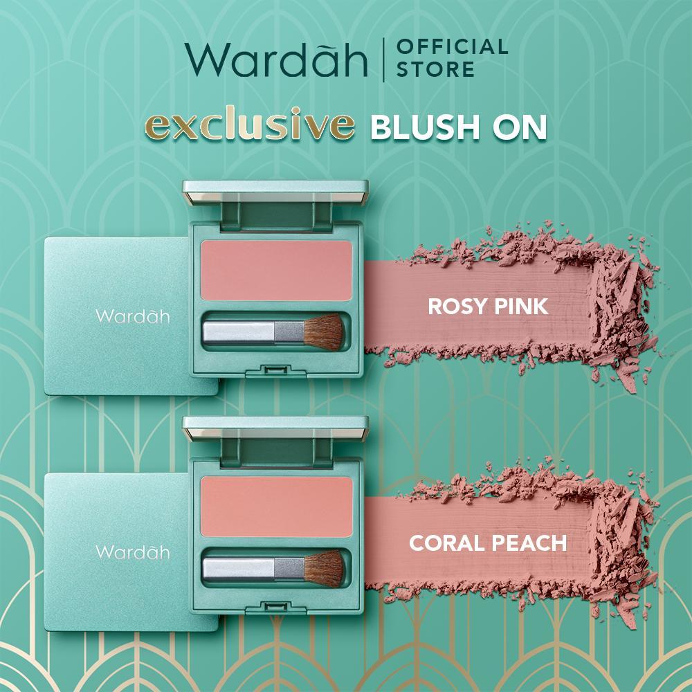 Wardah Exclusive Silky Blush On | Intense Color | Long-Lasting Natural Glow | Smooth Finish |