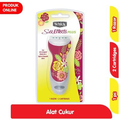Schick Silk Effects Plus Women’s Razor – Original | Smooth & Safe Shaving for Women | Comfort Grip Handle + Skin Guard Blades for Effortless Hair Removal