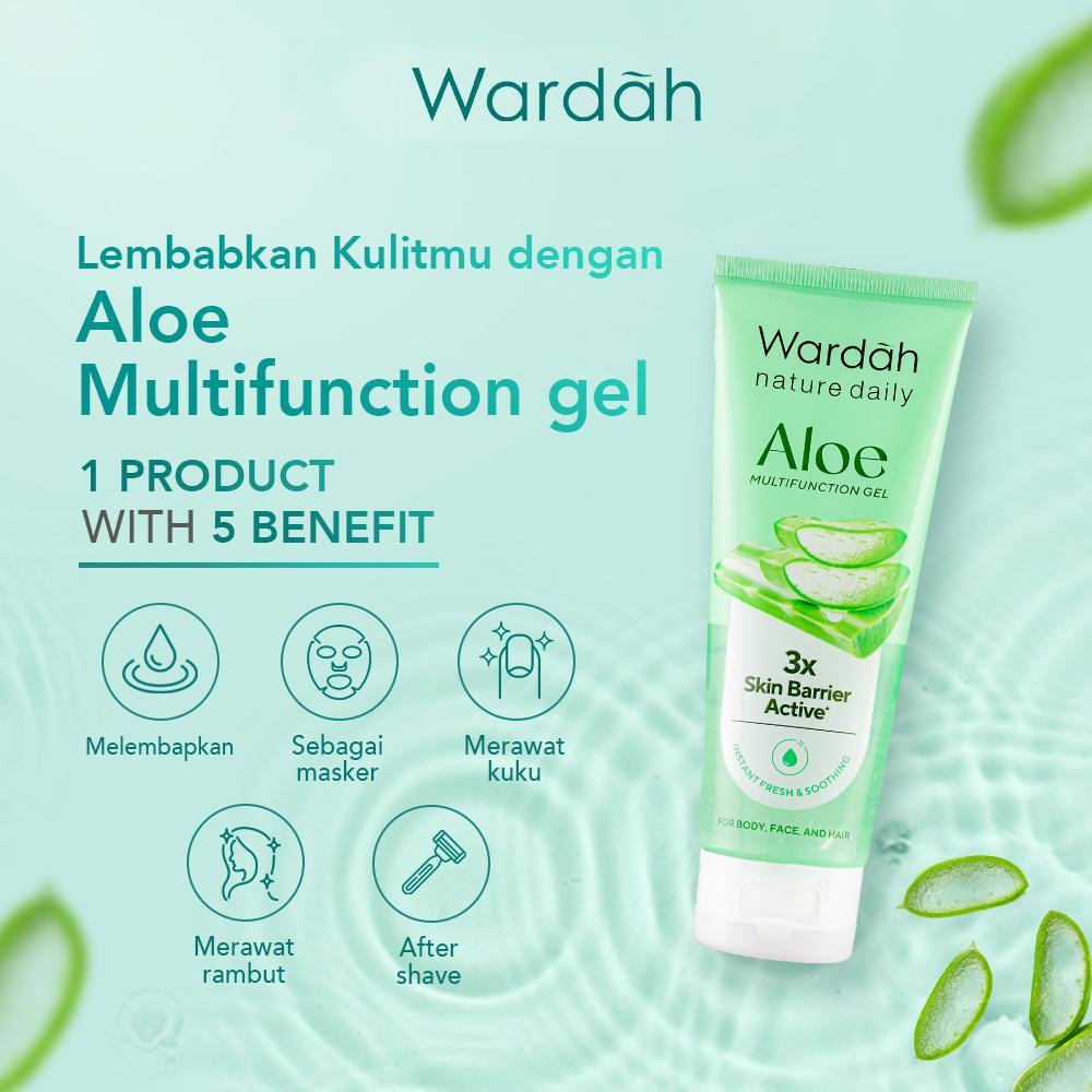 WARDAH Aloe Multifunction Gel – Hydrating & Calming | Face & Body Moisture Boost