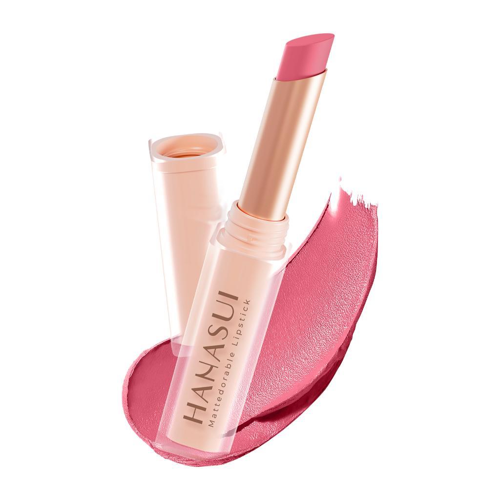 HANASUI Mattedorable Matte Lipstick 2g - Moisturizing & Smudge-Resistant Formula for Smooth Application