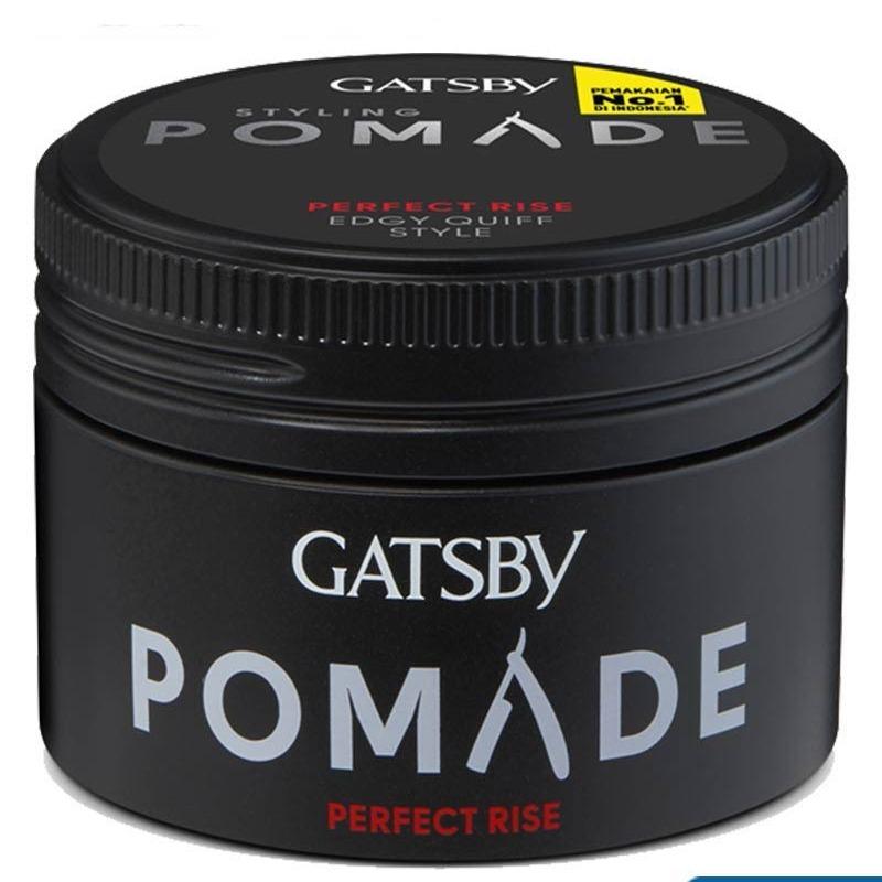 Gatsby Styling Pomade Perfect Rise 75g – Strong Hold, Natural Shine & Classic Volume for Men
