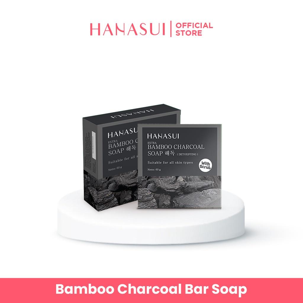 HANASUI Whitening Bar Soap | White Rice / Bamboo Charcoal / Aloe Vera