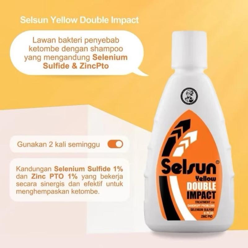 SELSUN Double Impact Anti-Dandruff Power Shampoo – 50ml / 100ml
