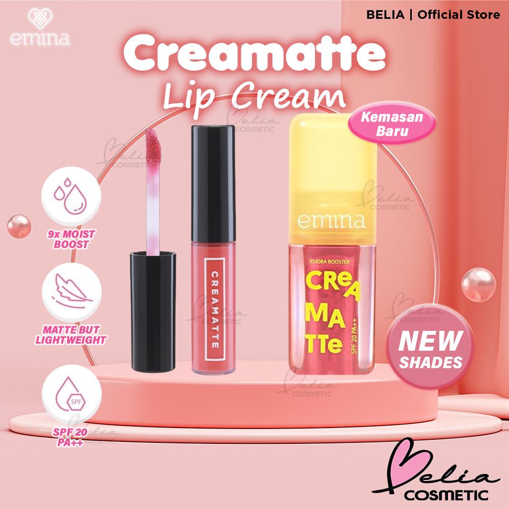 Emina Creamatte Lip Cream 1–19 | Soft Matte Finish | Lightweight & Long-Lasting Lip Cream | Serba Ada!