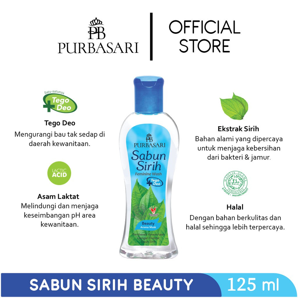 Purbasari Sabun Sirih 125 ml / Perawatan Kewanitaan / Pembersih Miss V