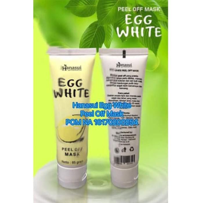 Hanasui Egg White Peel Off Mask 85g – Deep Cleansing Face Mask Tube