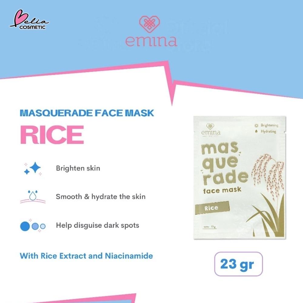 Emina Masquerade Glow Sheet Mask 23g | Natural Extract Face Mask | Hydrating & Refreshing