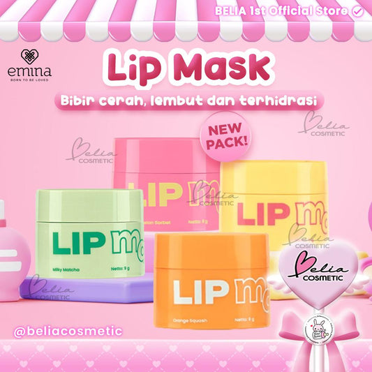 Emina Lip Mask 9g | Intense Hydration & Brightening Lip Treatment
