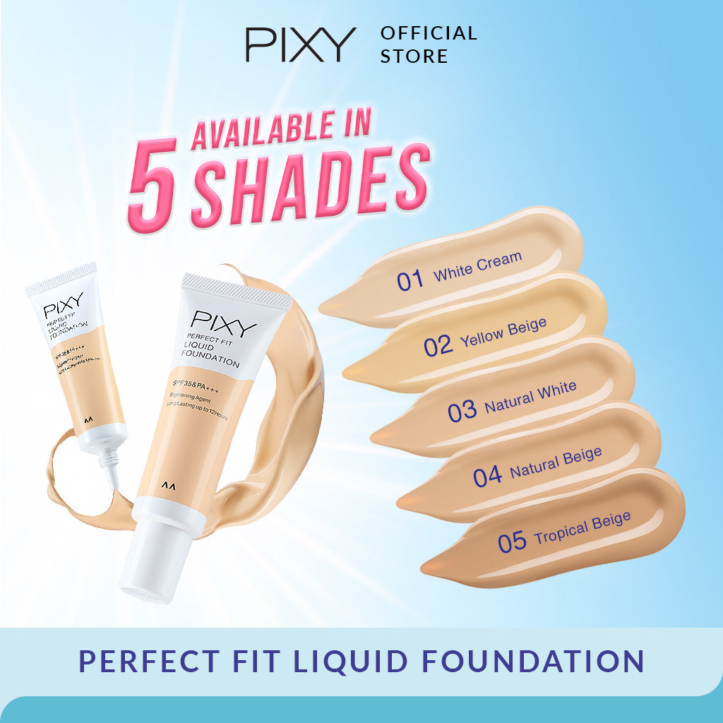 PIXY Perfect Fit Liquid Foundation 01 White Cream