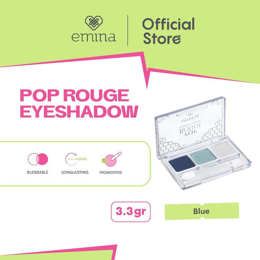 Emina Pop Rouge Pressed Eye Shadow – Easy, Pigmented & Long-Lasting for Beginners