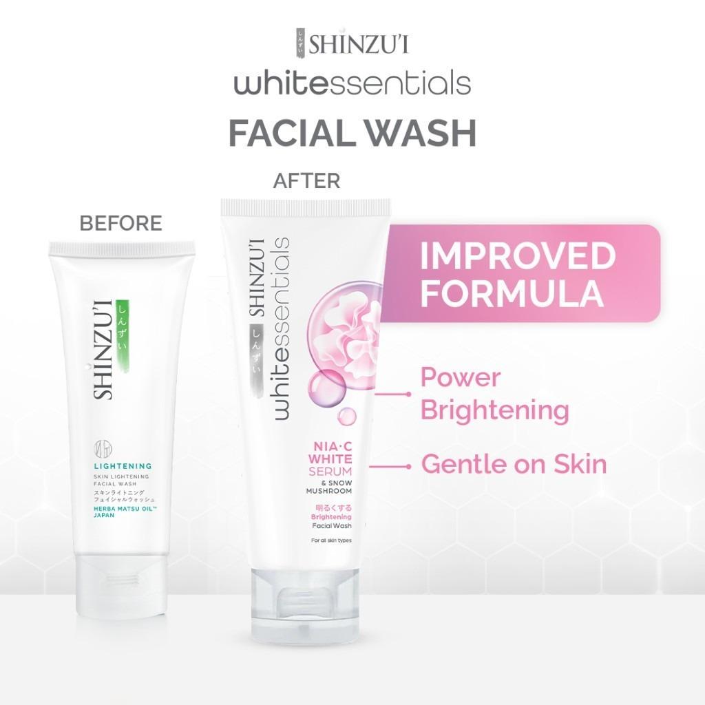 Shinzu’i Whiteessential Facial Wash Acne Calm 80ml | Gentle Cleanser for Clear & Bright Skin